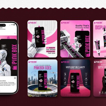 Pinkbox display